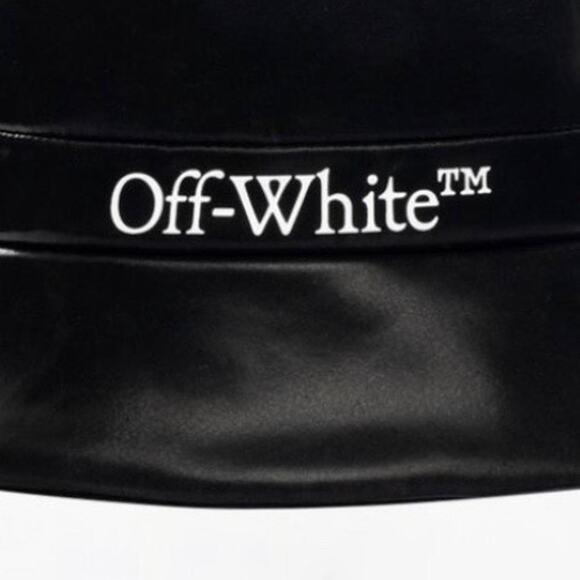 OFF WHITE logo printed bucket hat main image 6